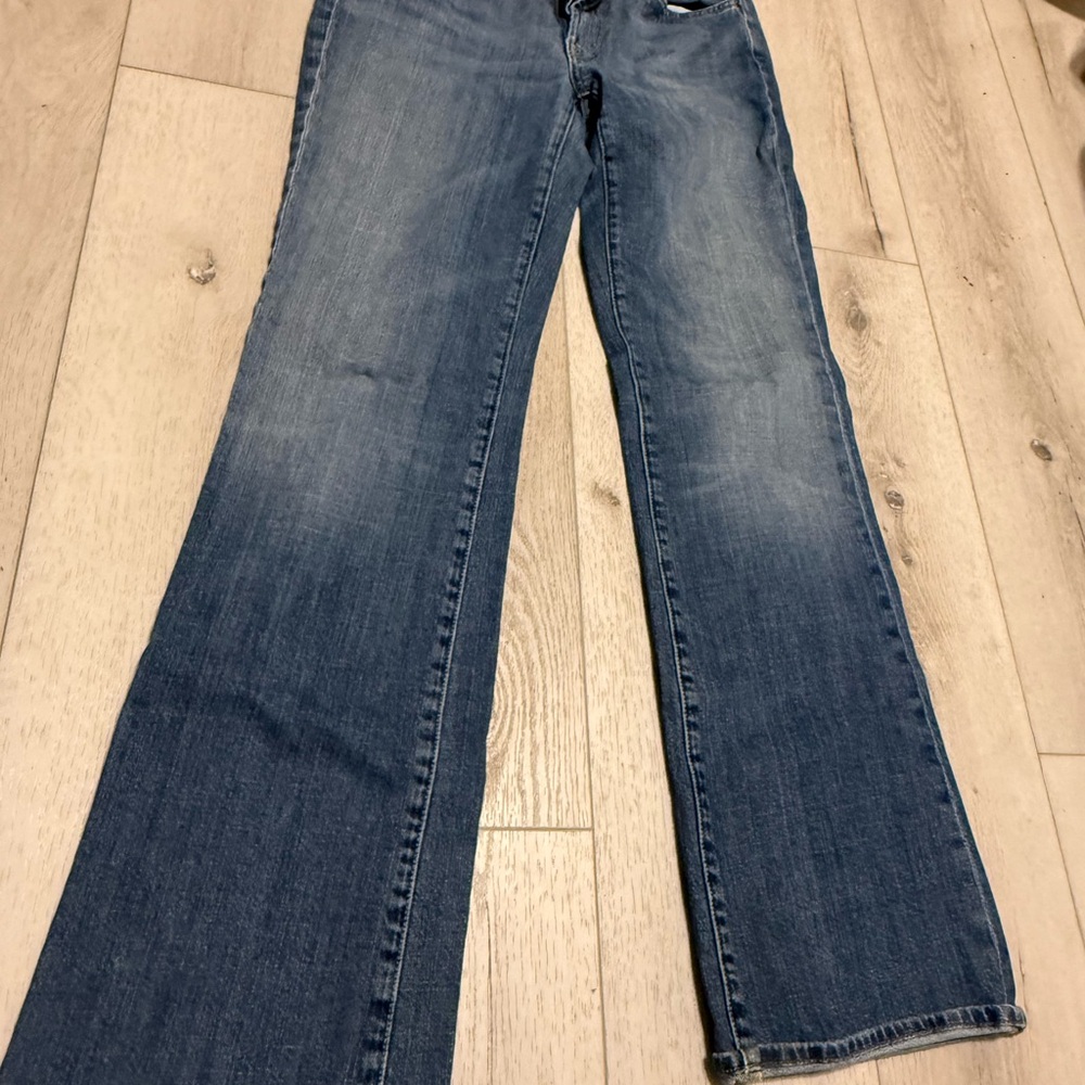 7 For All Mankind Dark Blue Flare Jeans